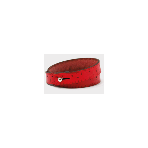 Lang WRIST RULER - 30" -75cm  Armbnd/Mlbnd -  Red